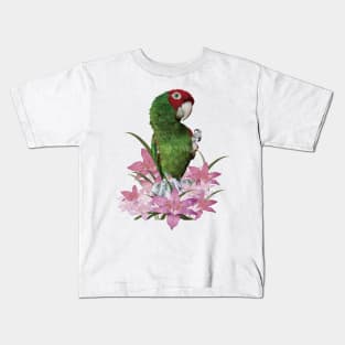 Red-masked Parakeet Kids T-Shirt